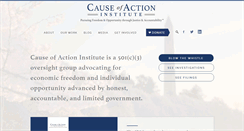 Desktop Screenshot of causeofaction.org
